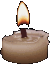 flickering candle